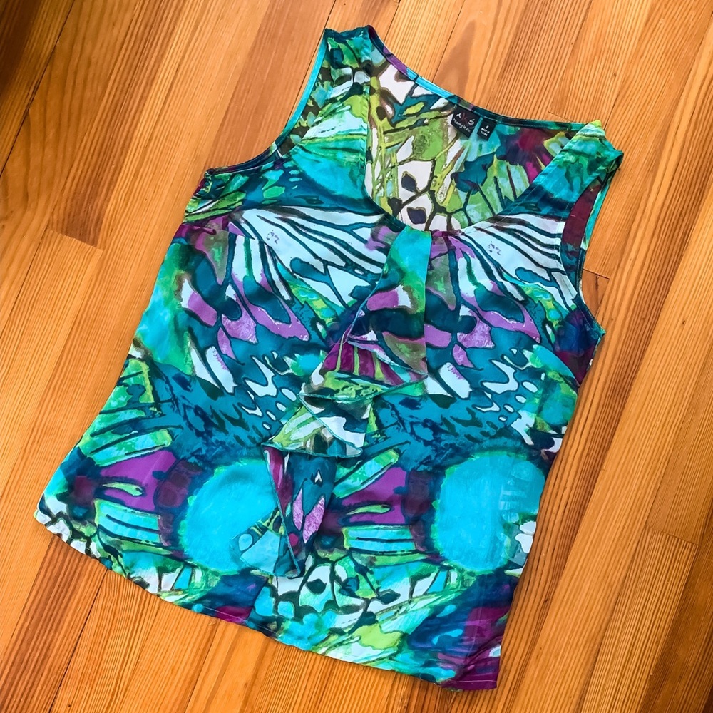 ⚠️SALE⚠️ Butterfly 🦋 Watercolor Sleeveless Blouse